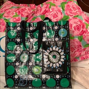 Vera Bradley shopping tote.